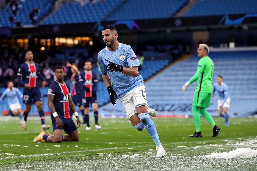 Manchester City Menang 2-0 Doang? Riyad Mahrez: Harusnya Bisa Lebih!