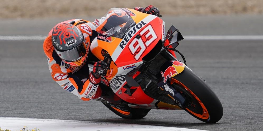 Fisik Lemah, Marc Marquez Hanya Jalani 7 Lap di Uji Coba Jerez