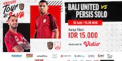 Yuk Nonton Live Streaming Tour de Java: Bali United vs Persis Solo di Vidio, 16 Juni 2021