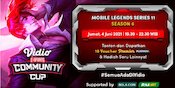 Tonton Vidio Community Cup Season 5 Mobile Legends Series 11 di Vidio, 4 Juni 2021