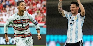 Cristiano Ronaldo dan Lionel Messi (c) AP Photo