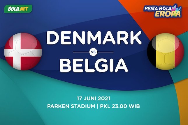 Euro 2020, Denmark vs Belgia (c) Bola.net