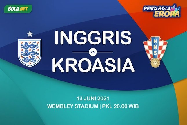 Euro 2020, Inggris vs Kroasia (c) Bola.net