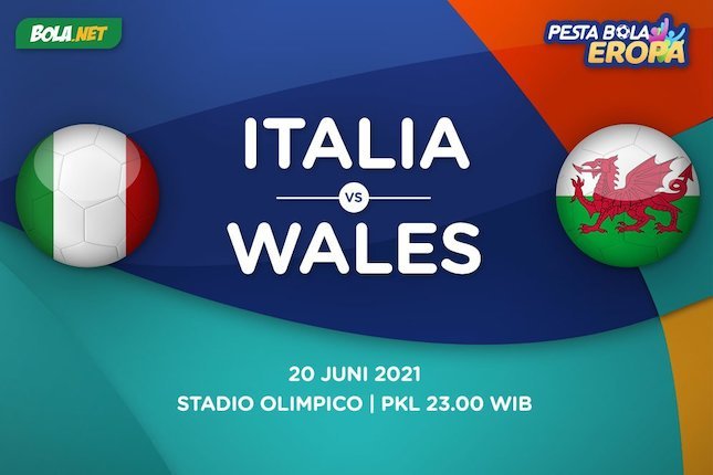 Euro 2020, Italia vs Wales (c) Bola.net