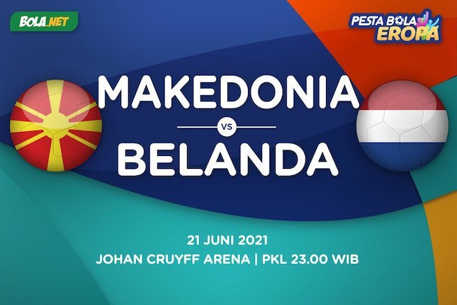 Euro 2020, Makedonia Utara vs Belanda (c) Bola.net