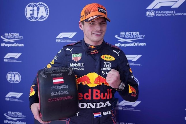 Pembalap Red Bull Racing Honda, Max Verstappen (c) AP Photo