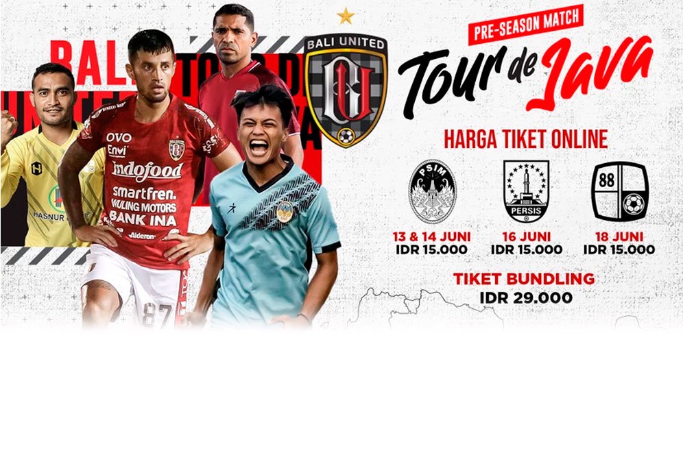 Inilah Jadwal dan Live Streaming Bali United pada Tour de Java di Vidio, 13-18 Juni 2021