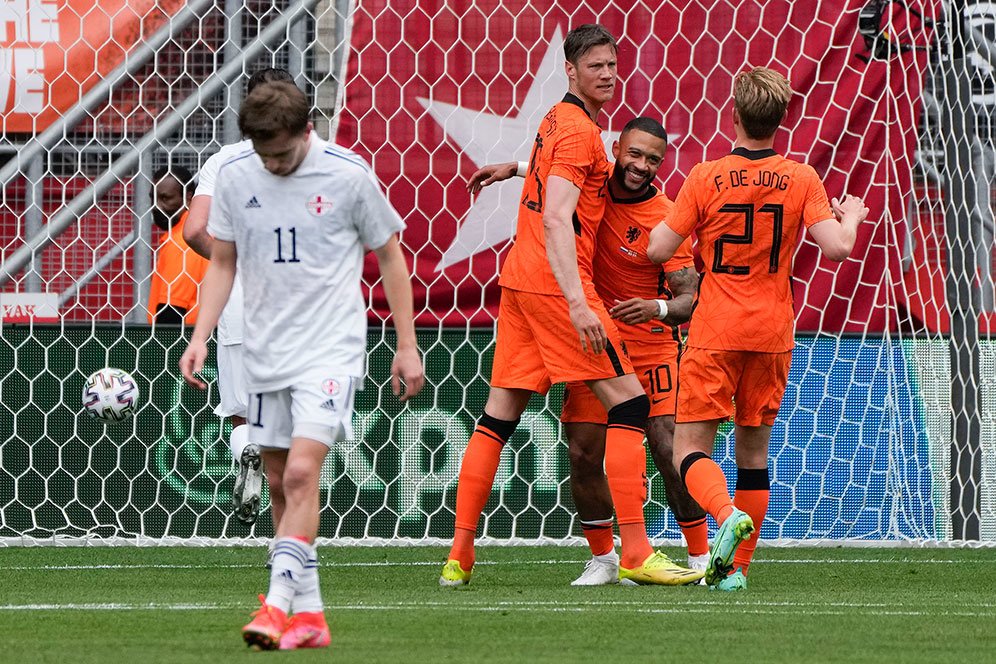 Hasil Pertandingan Belanda vs Georgia: Skor 3-0