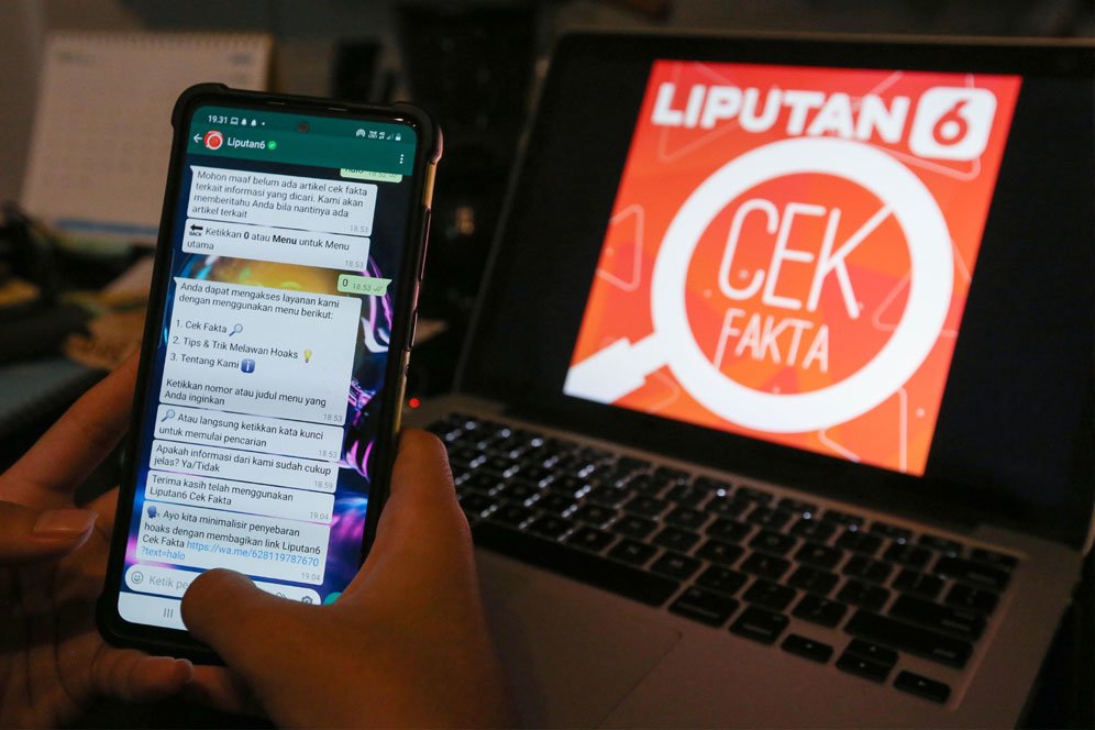 Deteksi Hoaks Lebih Cepat dan Mudah dengan Chatbot WA Liputan6