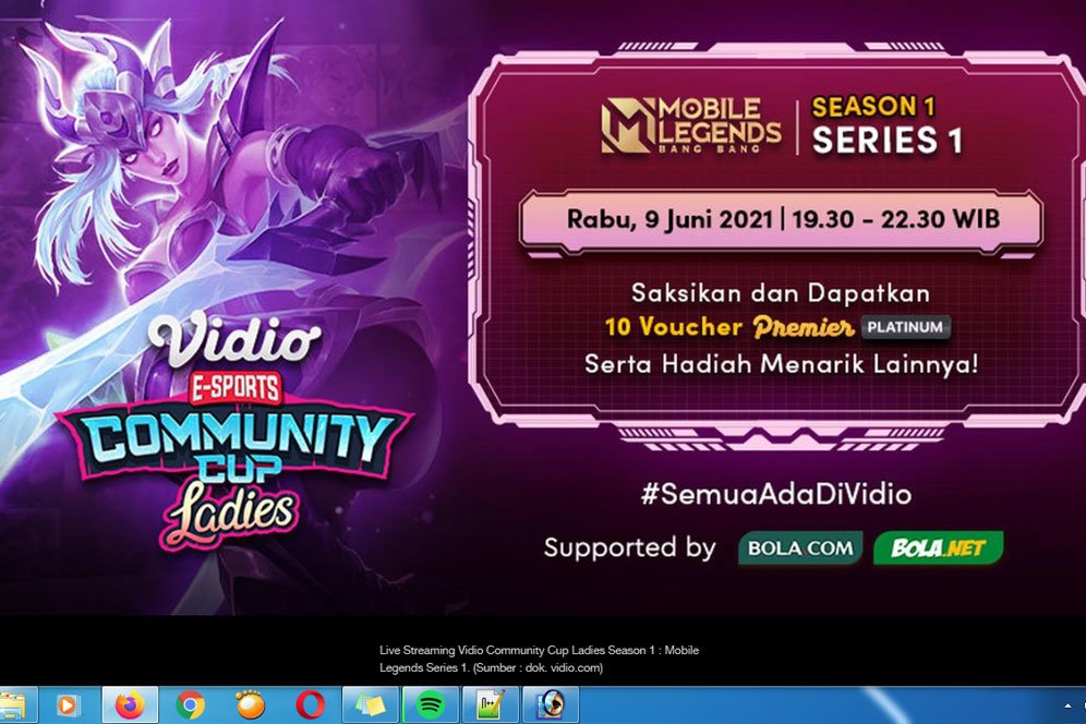 Yuk Tonton Live Streaming Vidio Community Cup Ladies Season 1: Mobile Legends Series 1, Rabu 9 Juni 