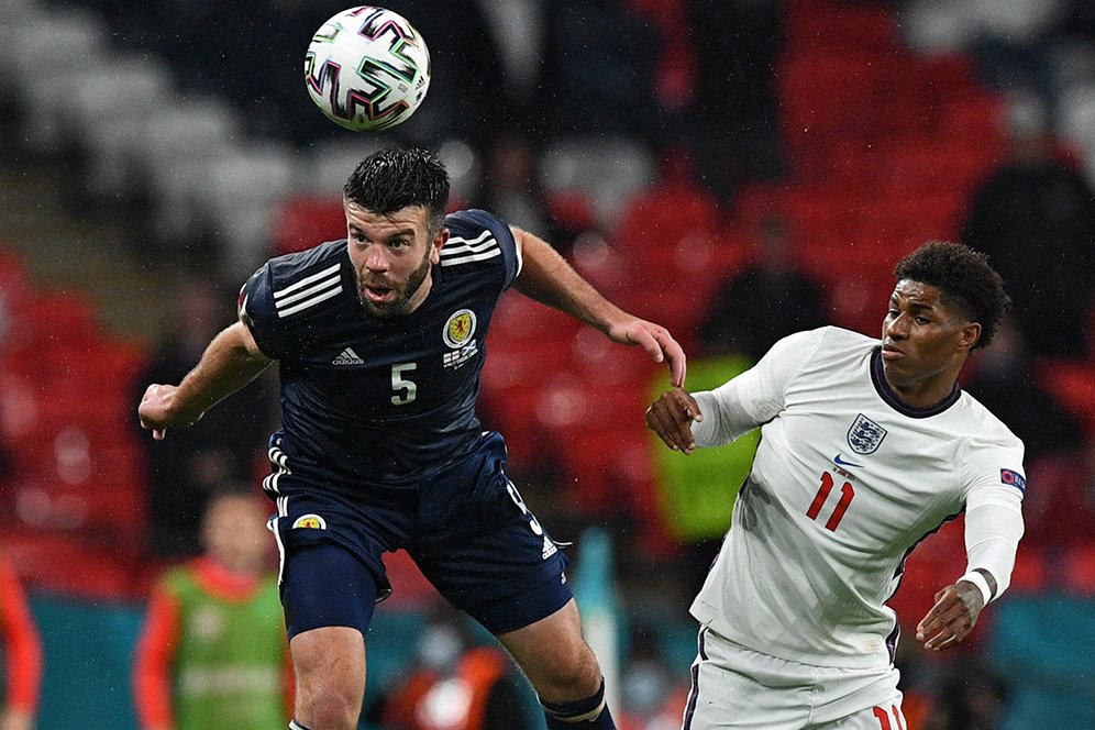 Man of the Match Euro 2020 Inggris vs Skotlandia: Grant Hanley