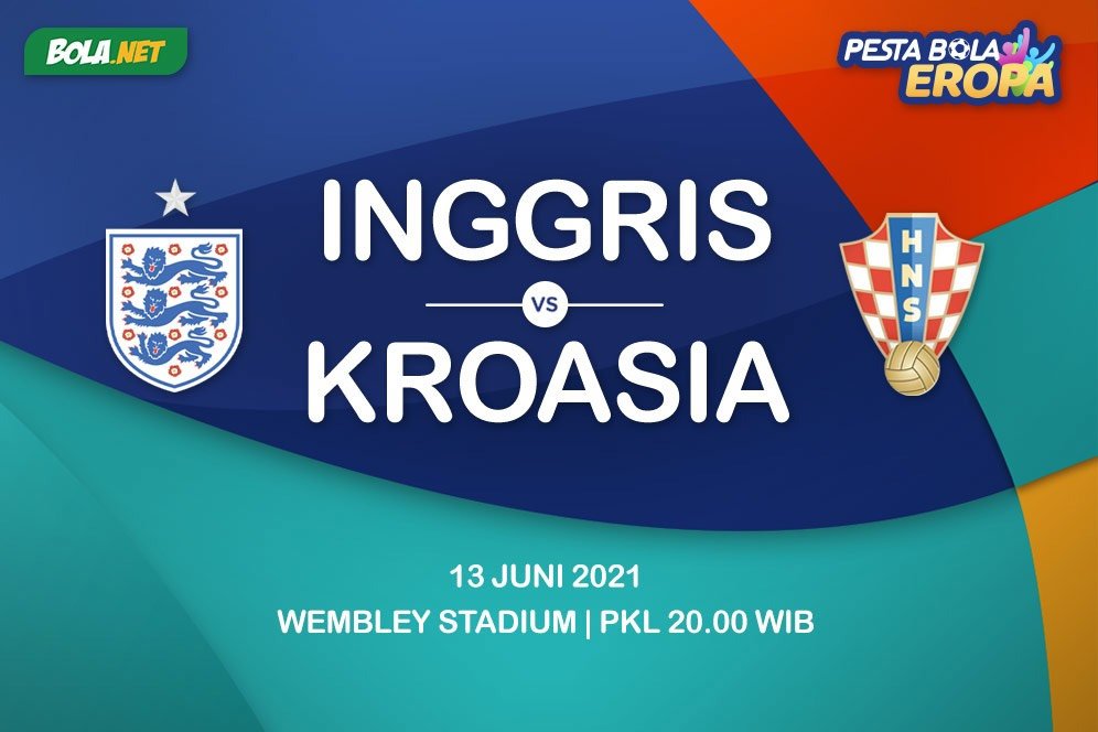 Video Prediksi Euro 2020: Inggris vs Kroasia, Lini Belakang Bakal Menentukan