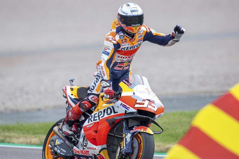 Kaget Menang di Jerman, Honda: Marc Marquez Memang Sulit Ditebak!