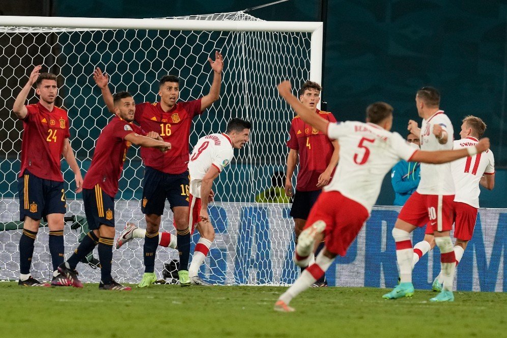 Hasil Euro 2020 Spanyol vs Polandia: Skor 1-1