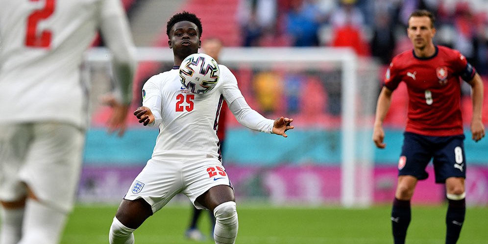 Man of the Match Republik Ceko vs Inggris: Bukayo Saka ...