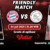 Jadwal Live Streaming Pertandingan Pramusim Bayern Munchen vs Ajax di Vidio, Sabtu 24 Juli 2021