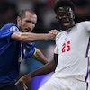 Jelang Inggris vs Italia, Lihat Lagi Reaksi dan Meme Kocak Tarikan Chiellini pada Saka