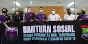 Persita Ikut Bagikan Bansos di Tengah Pandemi COVID-19