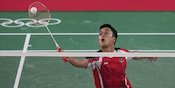 Hasil Bulu Tangkis Olimpiade 2020: Taklukan Wakil Jepang, Anthony Ginting Melaju ke Perempat Final 