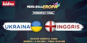 Jadwal Siaran Langsung Ukraina vs Inggris di Perempat Final Euro 2020