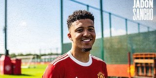 Jadon Sancho resmi bergabung dengan Manchester United (c) MUFC Official
