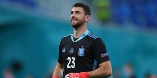 Kiper Timnas Spanyol, Unai Simon. (c) AP Photo