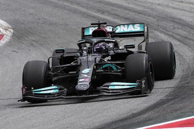 Pembalap Mercedes AMG Petronas, Lewis Hamilton (c) AP Photo