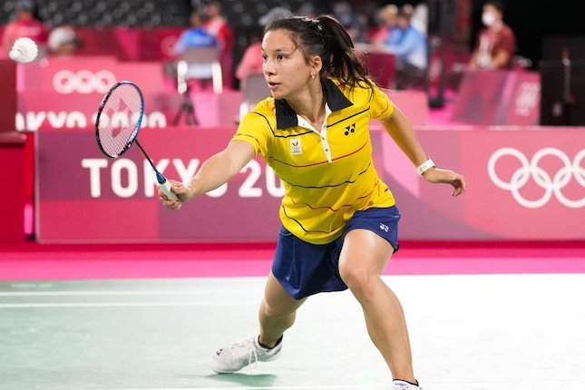 Pebulu tangkis Belgia, Lianne Tan (c) AP Photo