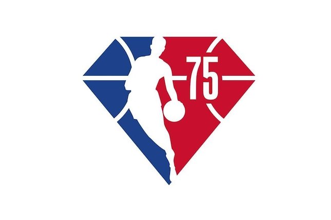 NBA pamer logo untuk rayakan musim ke-75. (c) NBA
