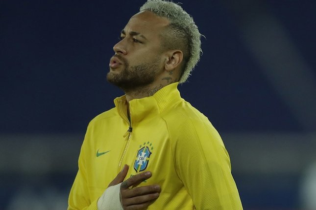 Penyerang timnas Brasil, Neymar (c) AP Photo