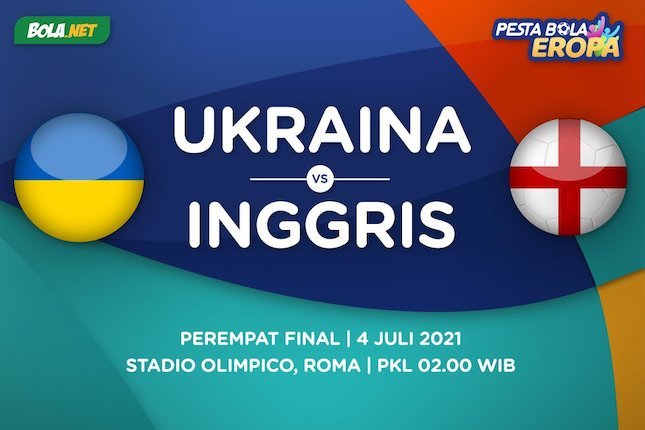 Perempat final Euro 2020, Ukraina vs Inggris (c) Bola.net