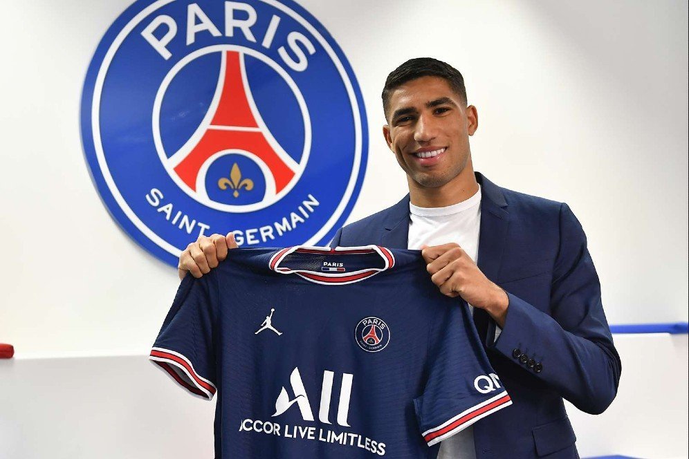 Makin Ngeri! Tinggalkan Inter Milan, Achraf Hakimi Resmi Gabung PSG