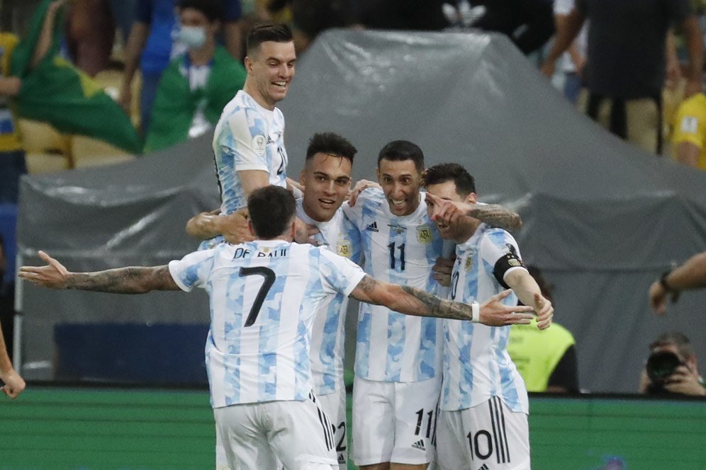 Hasil Final Copa America 2021 Argentina vs Brasil: Skor 1-0