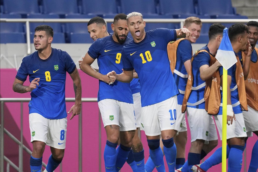 Hasil Olimpiade 2020: Richarlison Antarkan Brasil ke Perempat Final