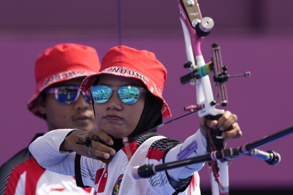 Galeri Foto: Diananda Choirunnisa, Pepanah Putri Andalan Indonesia di Olimpiade Tokyo 2020
