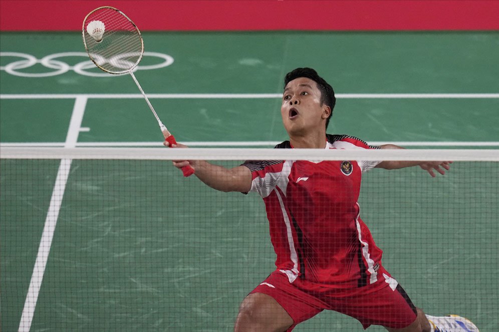 Hasil Bulu Tangkis Olimpiade 2020: Taklukan Wakil Jepang, Anthony Ginting Melaju ke Perempat Final 
