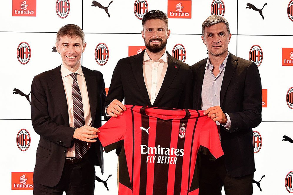 Giroud Resmi Gabung Milan, Netizen: Semoga Tidak Flop, Bisa Akhiri Kutukan