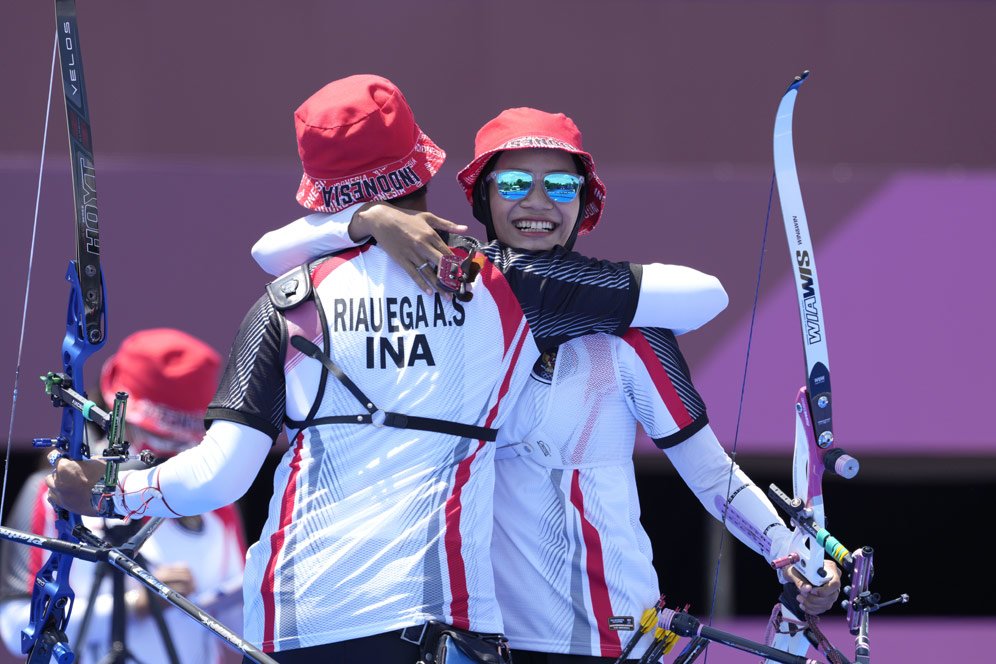 Link Streaming Perempat Final Panahan Beregu Campuran Olimpiade 2020 di Vidio: Indonesia vs Turki