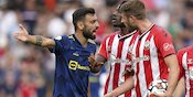 Wah Unik! Bruno Fernandes Dapat 2 Kartu Kuning Gara-gara Protes Pada Wasit