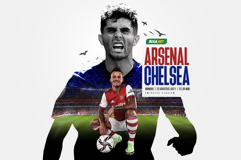 Jadwal dan Live Streaming Arsenal vs Chelsea di Mola TV, 22 Agustus 2021