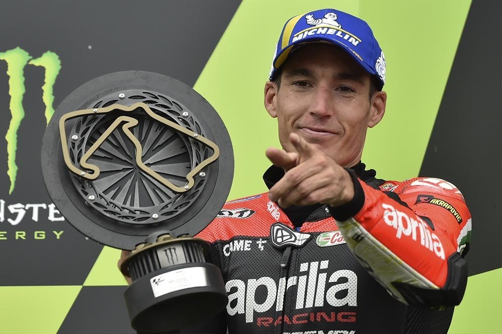 Akhirnya Naik Podium, Aleix Espargaro: Masa Depan Aprilia Menjanjikan