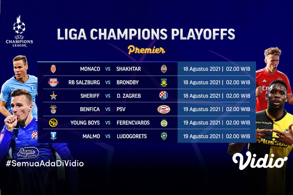 Hasil Playoff Liga Champions 2021-2022: AS Monaco Dikalahkan Shakhtar Donetsk