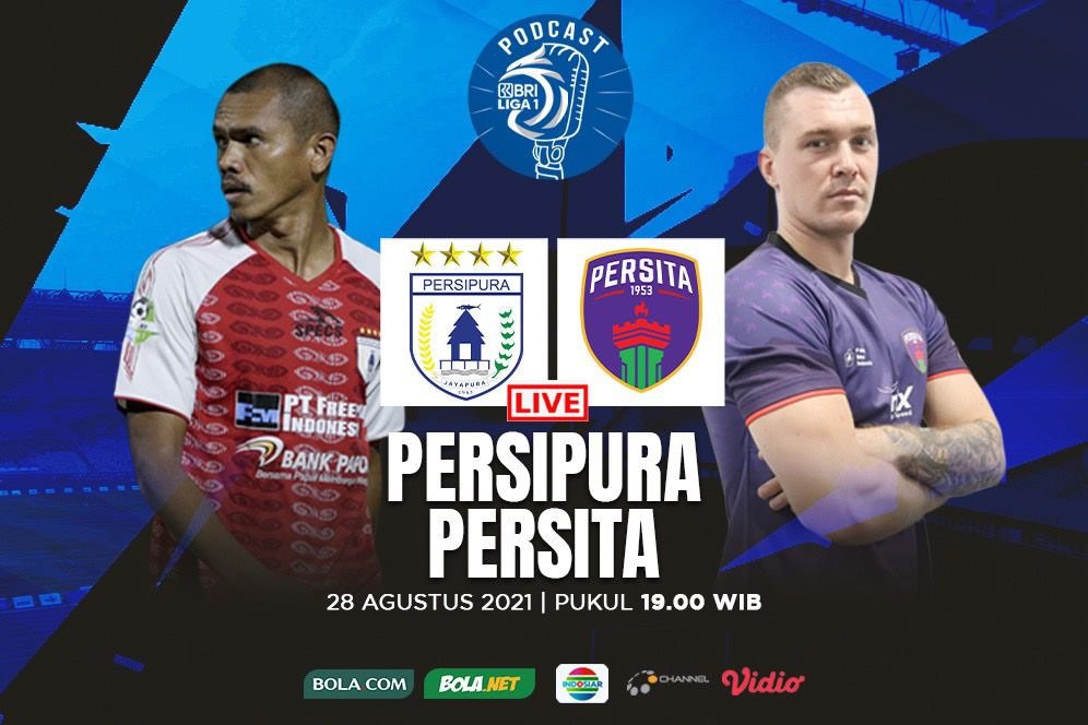 Nikmati Bolanet Live Podcast BRI Liga 1: Persipura Jayapura vs Persita Tangerang Nikmati Bolanet Live Podcast BRI Liga 1: Persipura Jayapura vs Persita Tangerang