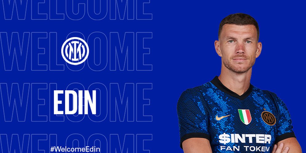 Resmi Inter Milan Rekrut Edin Dzeko Dan Denzel Dumfries 