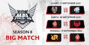 Live Streaming Pekan Keenam MPL ID Season 8 di Vidio, 17 hingga 19 September 2021