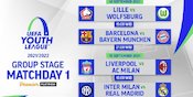 Jadwal dan Live Streaming Liga Pemuda UEFA 2021/2022 Pekan Pertama di Vidio