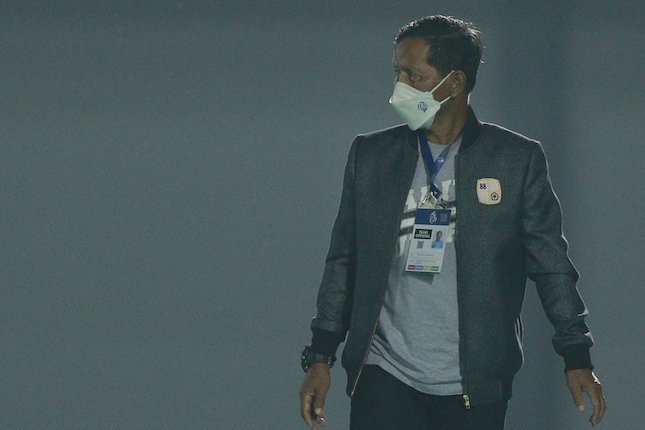 BRI Liga 1: Pelatih Barito Putera, Djadjang Nurdjaman (c) Bola.net/M Iqbal Ichsan
