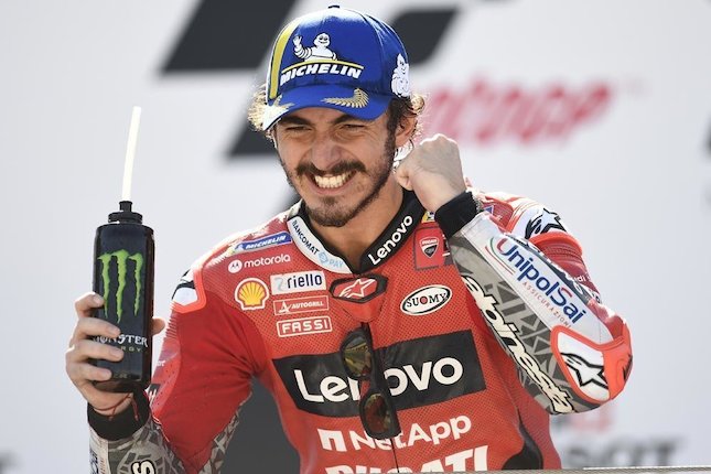 Pembalap Ducati Lenovo Team, Pecco Bagnaia (c) AP Photo