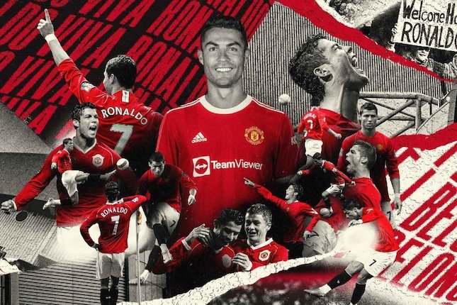 Cristiano Ronaldo bergabung dengan Manchester United (c) MUFC