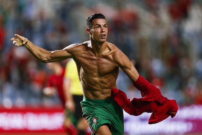 Cristiano Ronaldo mencetak gol ke-111 bersama timnas Portugal saat berjumpa Rep. Irlandia, Kamis (2/9/2021) dini hari WIB (c) Official Twitter Portugal
